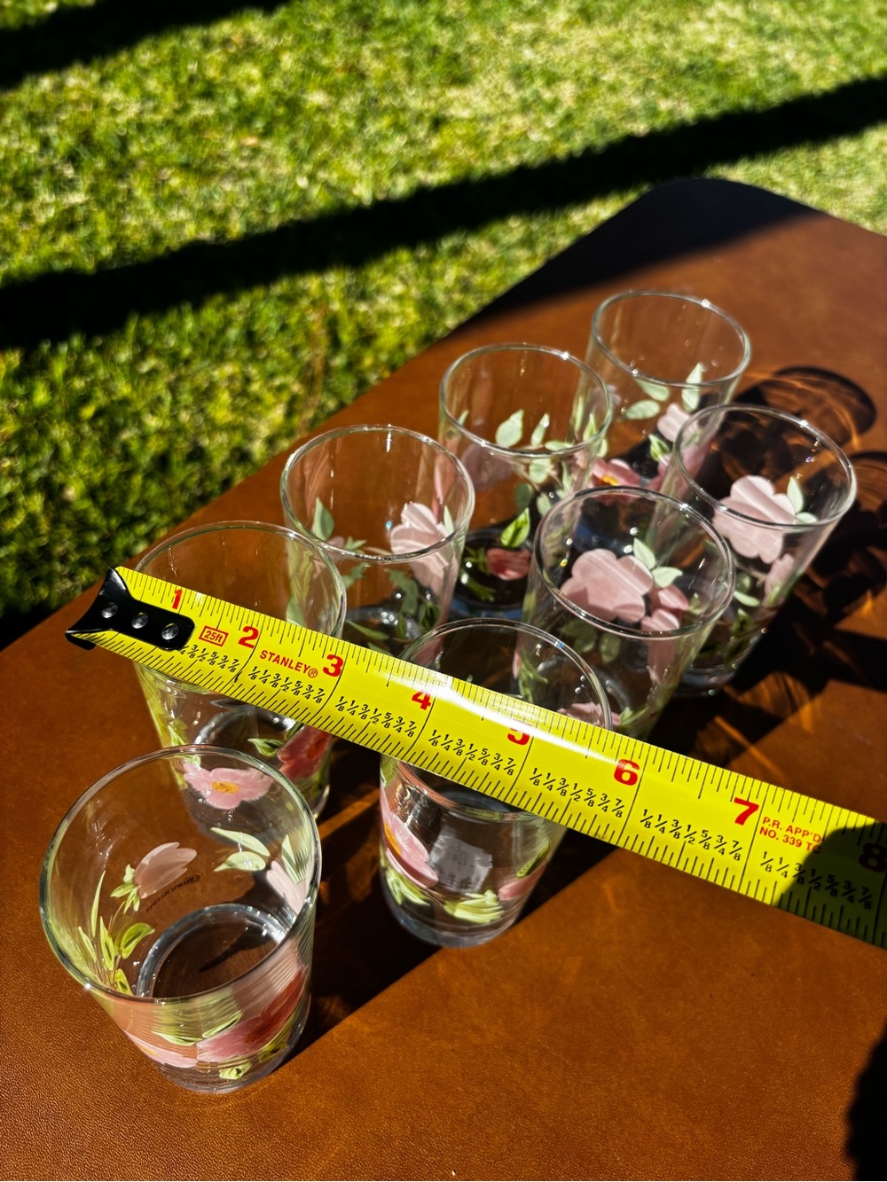 Franciscan Desert Rose Juice Glasses (8) - Picture 6 of 6